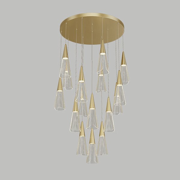 Подвесной светильник MANDORA L16 Brass by ImperiumLoft