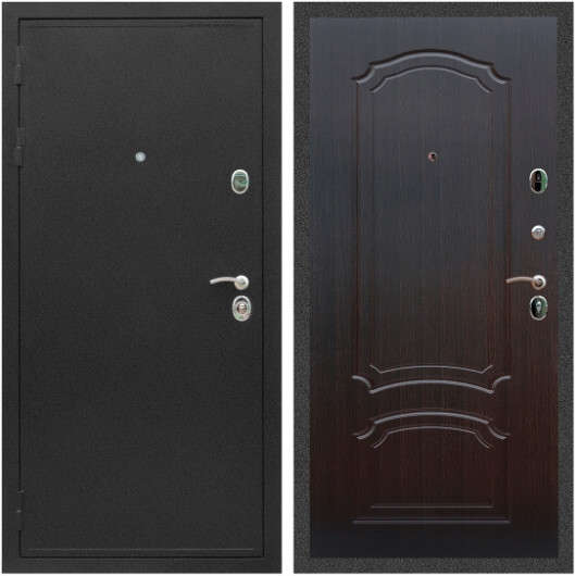 Дверь входная Graf Престиж Черный крокодил / МДФ 6 мм ФЛ-140 Венге