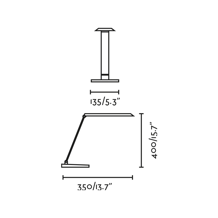 Белая настольная лампа Anouk с индукционной зарядкой LED 8W 2700-6500K Faro