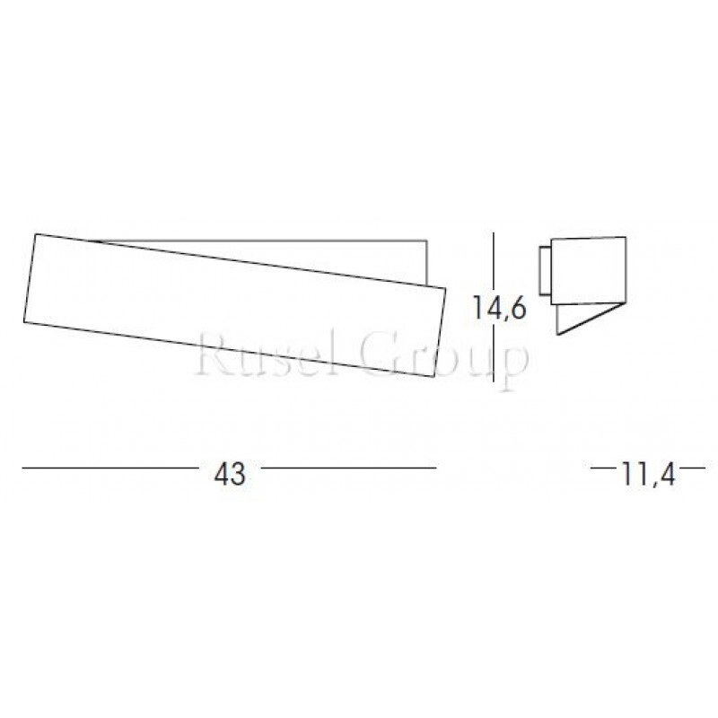 Настенный светильник Linea Light Zig Zag 6989