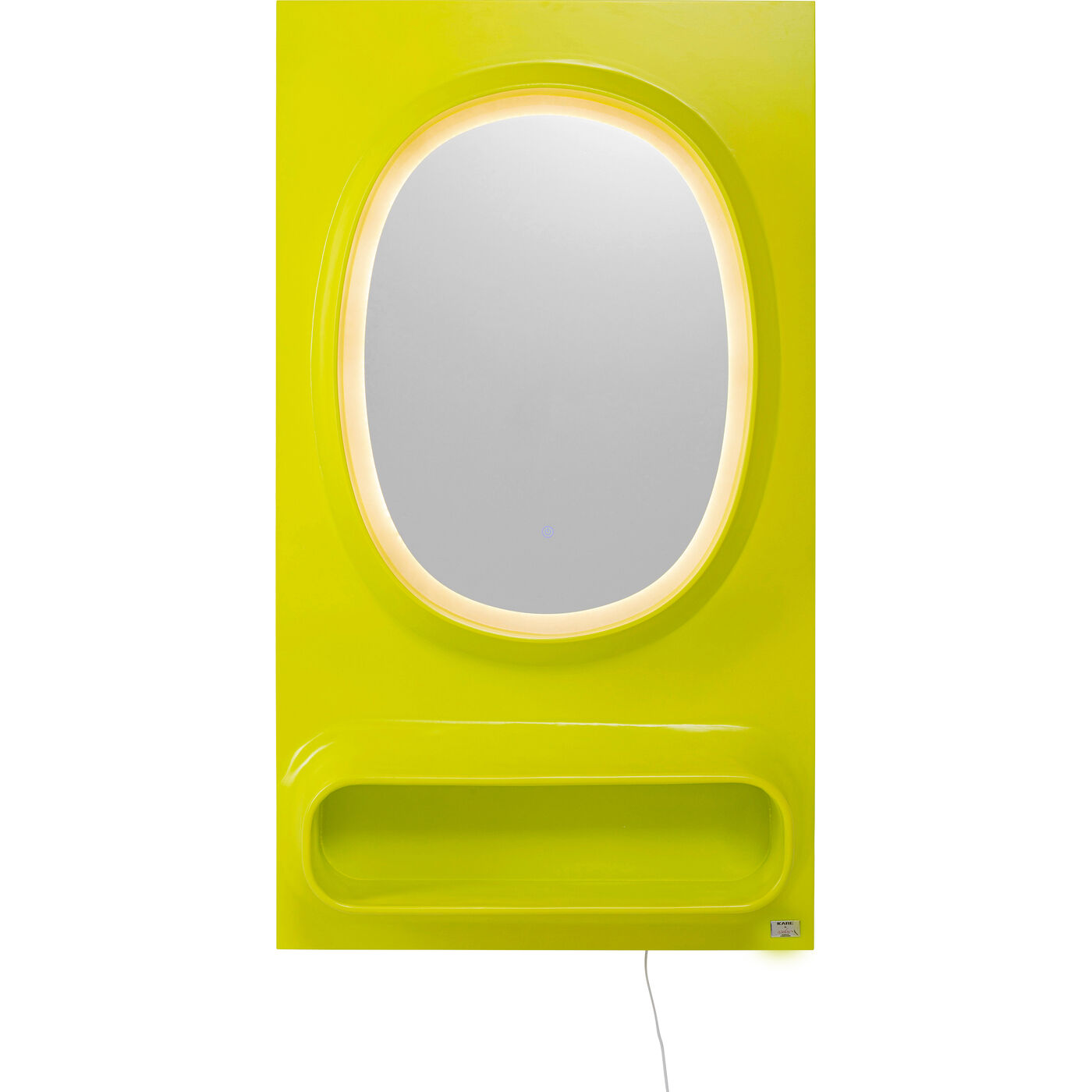 Зеркало настенное  KARE x Karim Rashid Aero LED Green 80x141cm KARE 70842