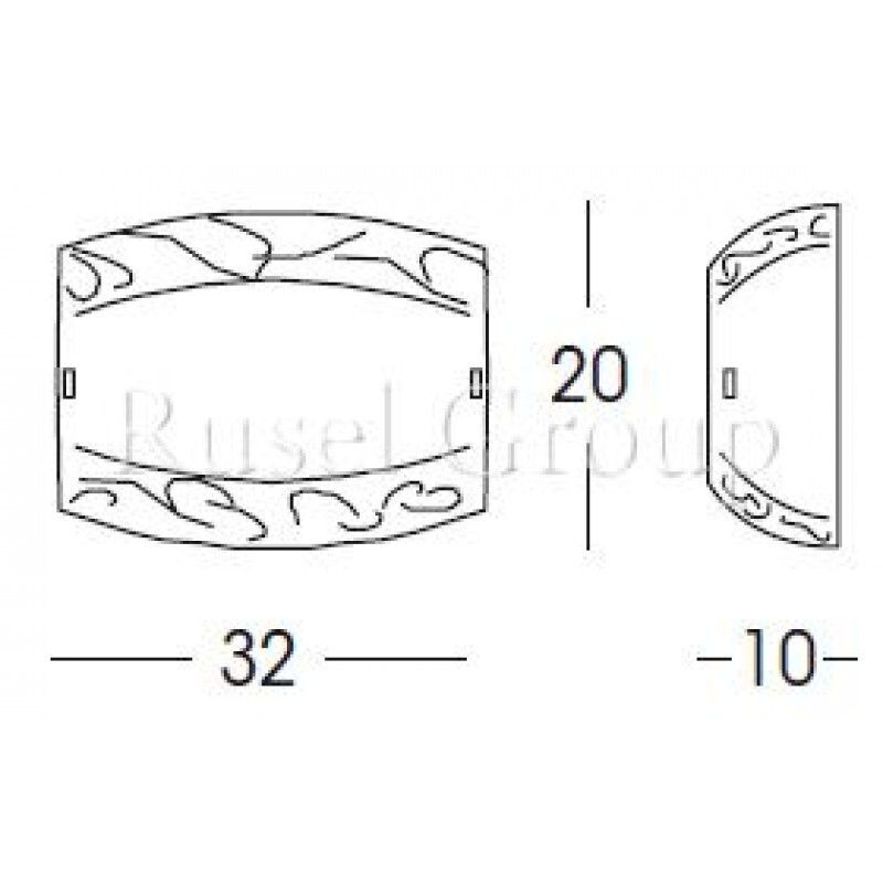 Настенный светильник Linea Light Syberia 4514