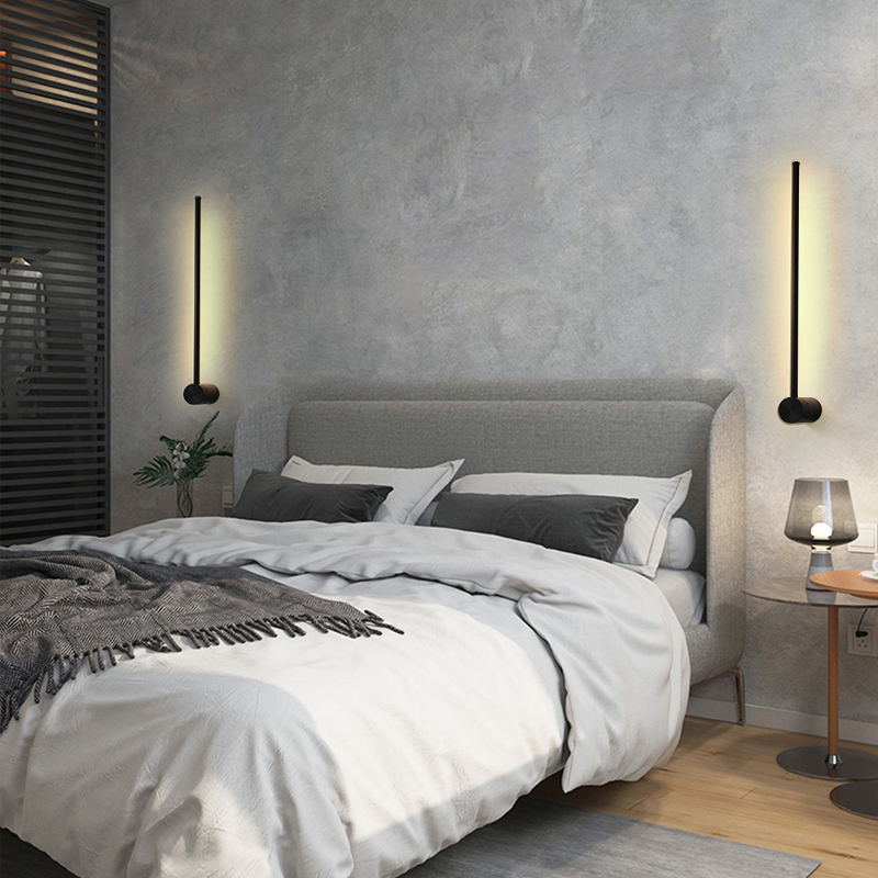 Настенный светильник Wall LINES L100 Black by ImperiumLoft