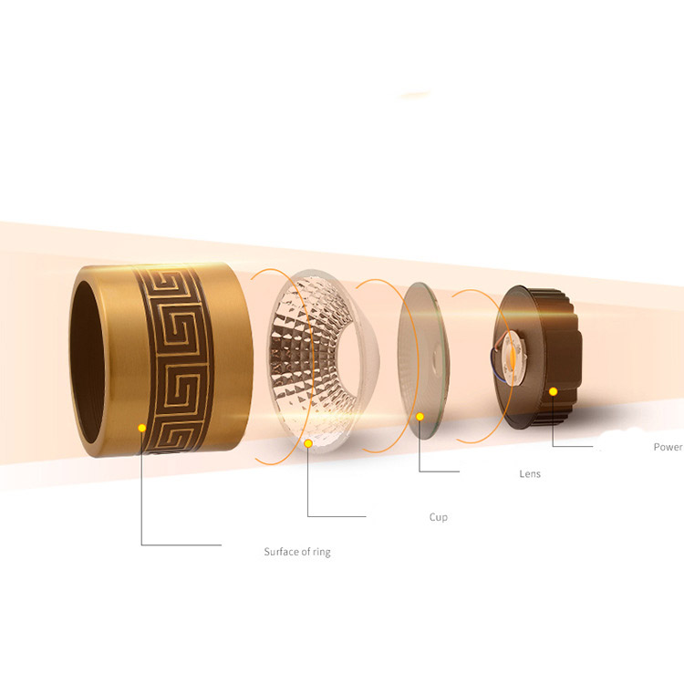 Точечный светильник BIEN D7.5  7W Трехцветный свет by ImperiumLoft