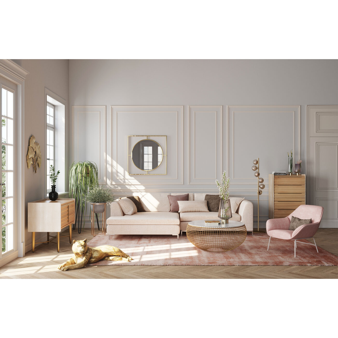 Столик кофейный KARE Cesta 84062