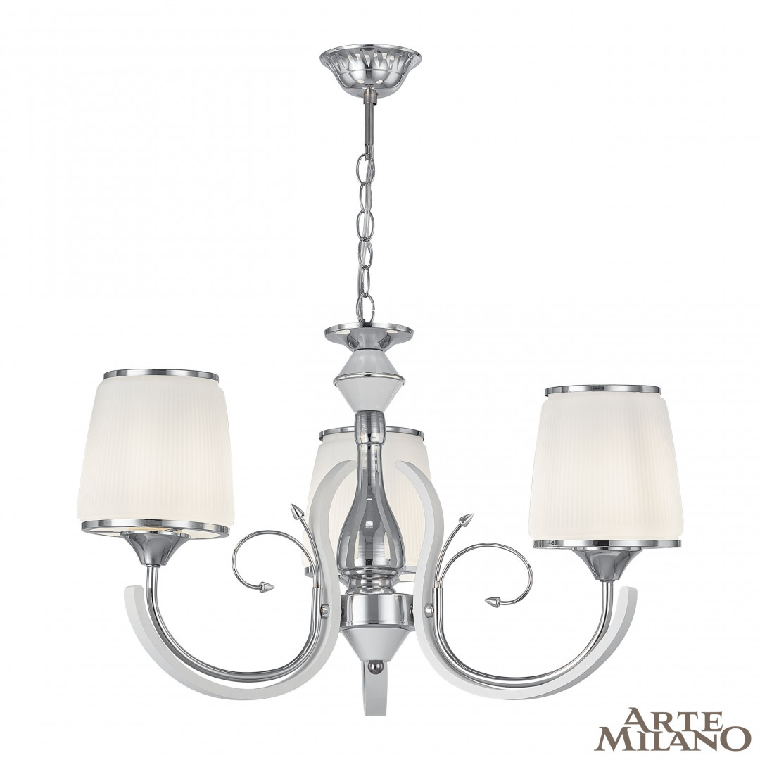 Люстра подвесная с плафонами 309247/3 Wh/Ni Arte Milano