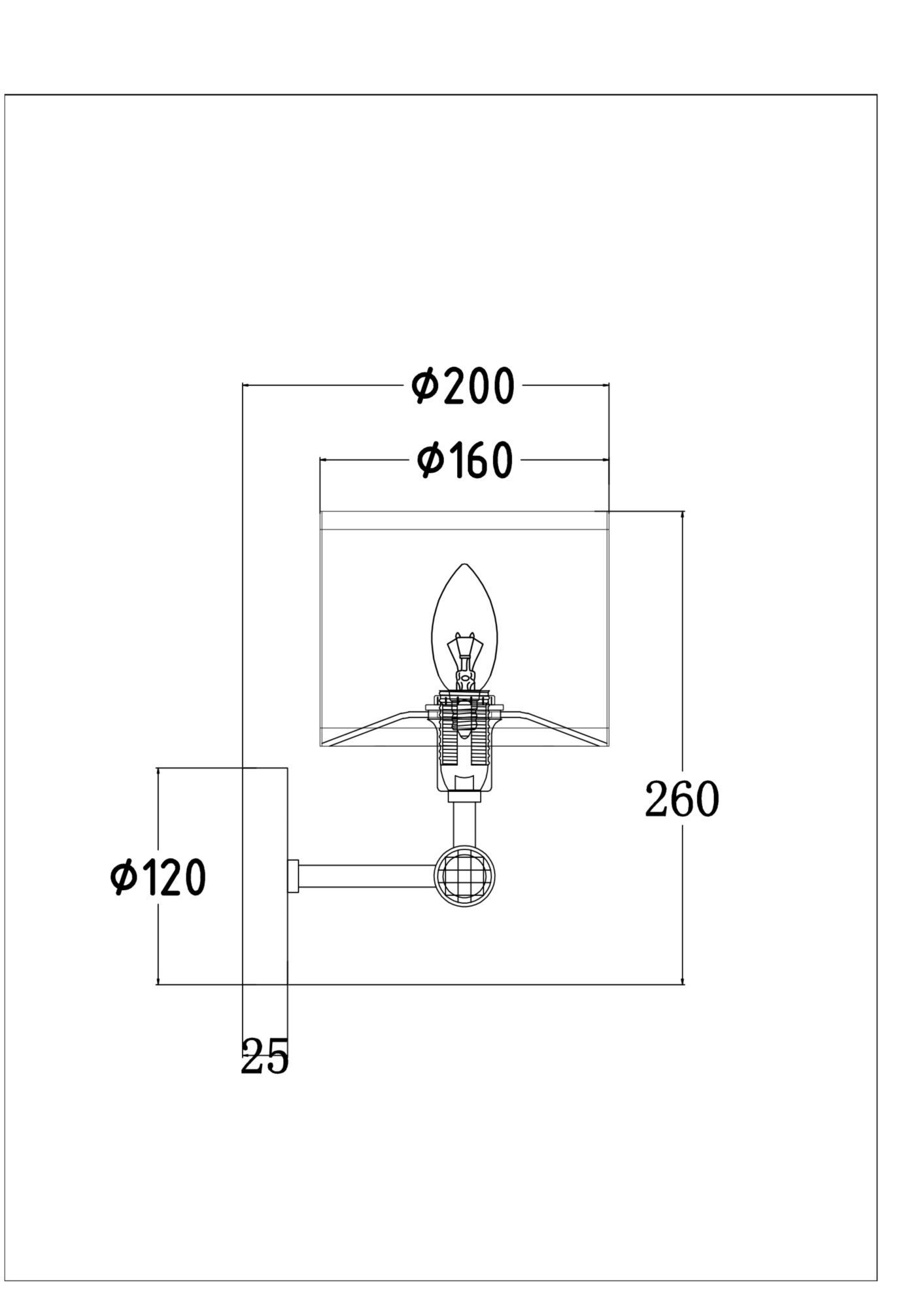 Бра Maytoni MOD088WL-01BS