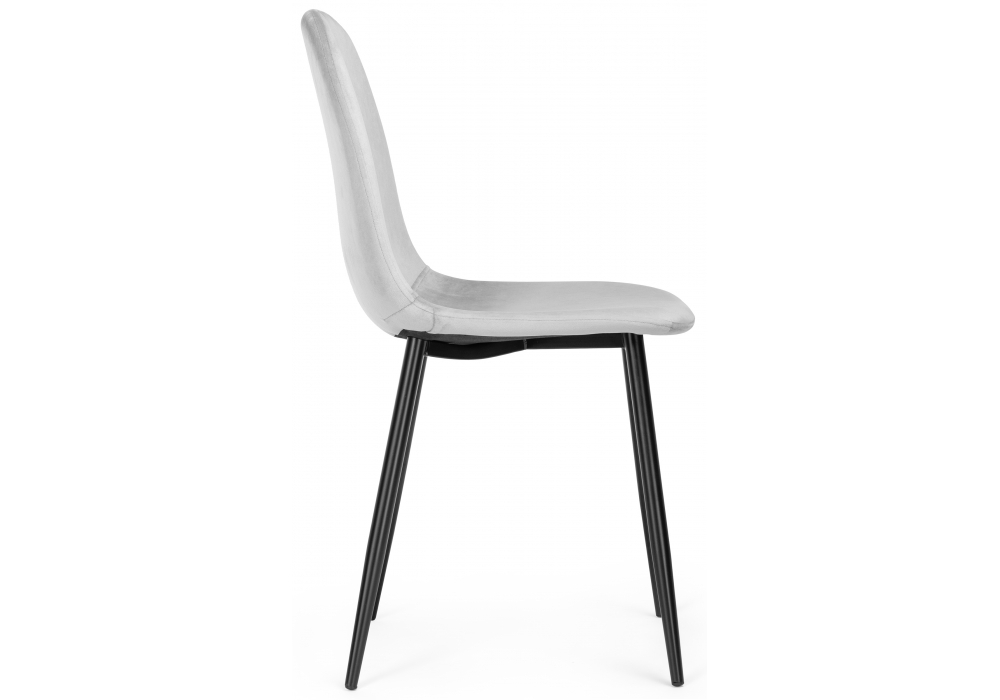 Стул Woodville Lilu light grey / black 15119