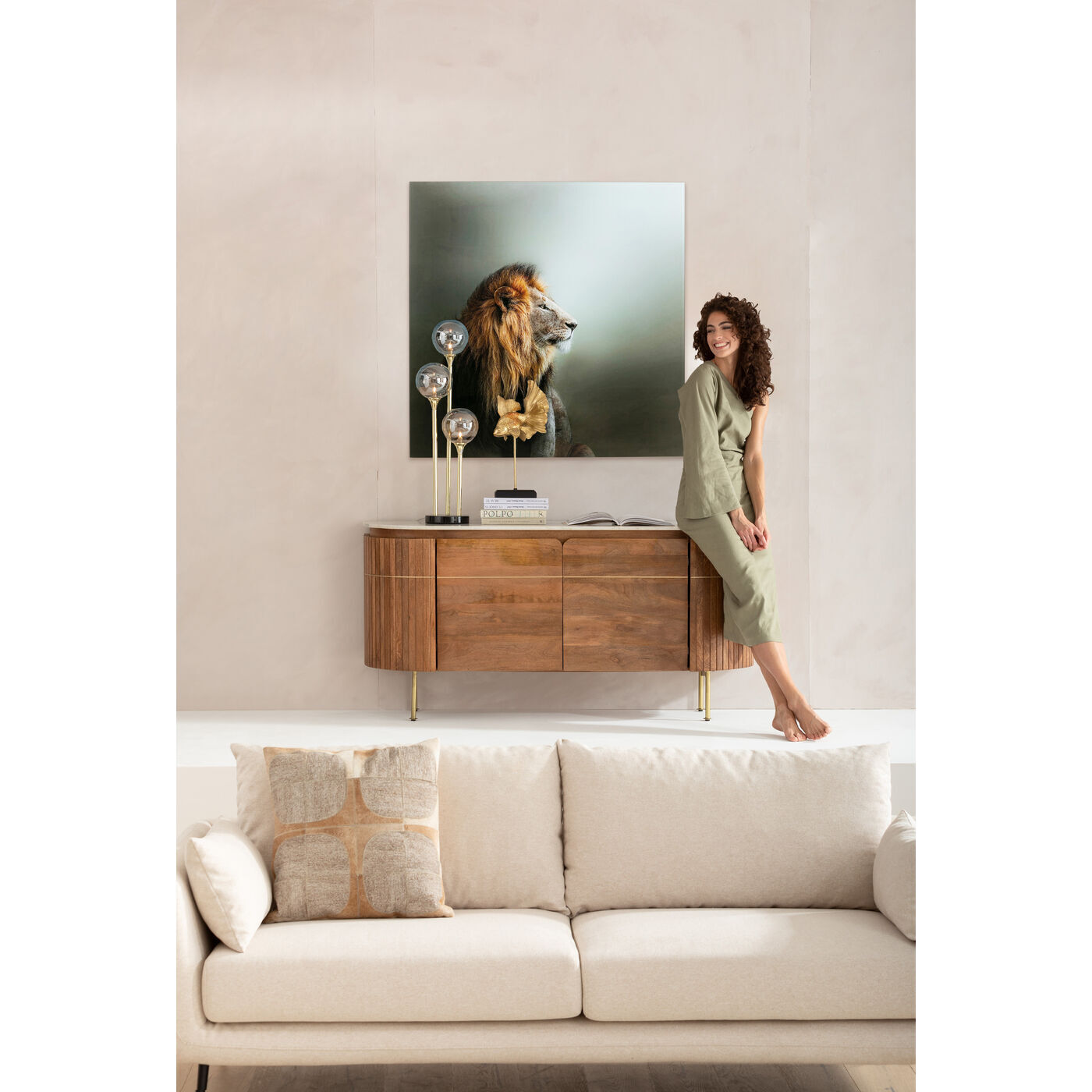 Картина KARE Lion 55392