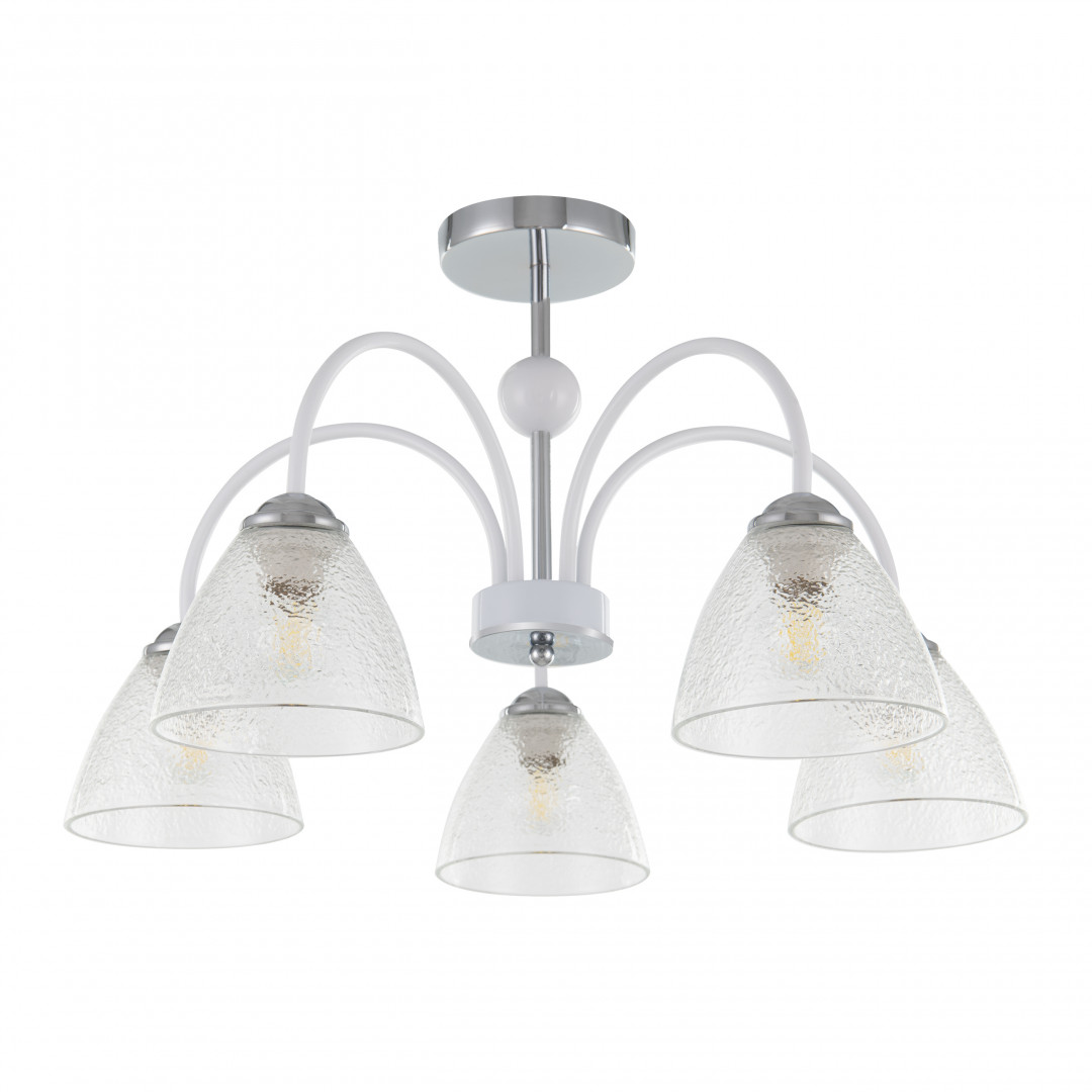 Люстра с плафонами 321410/5 CR+WH Arte Milano