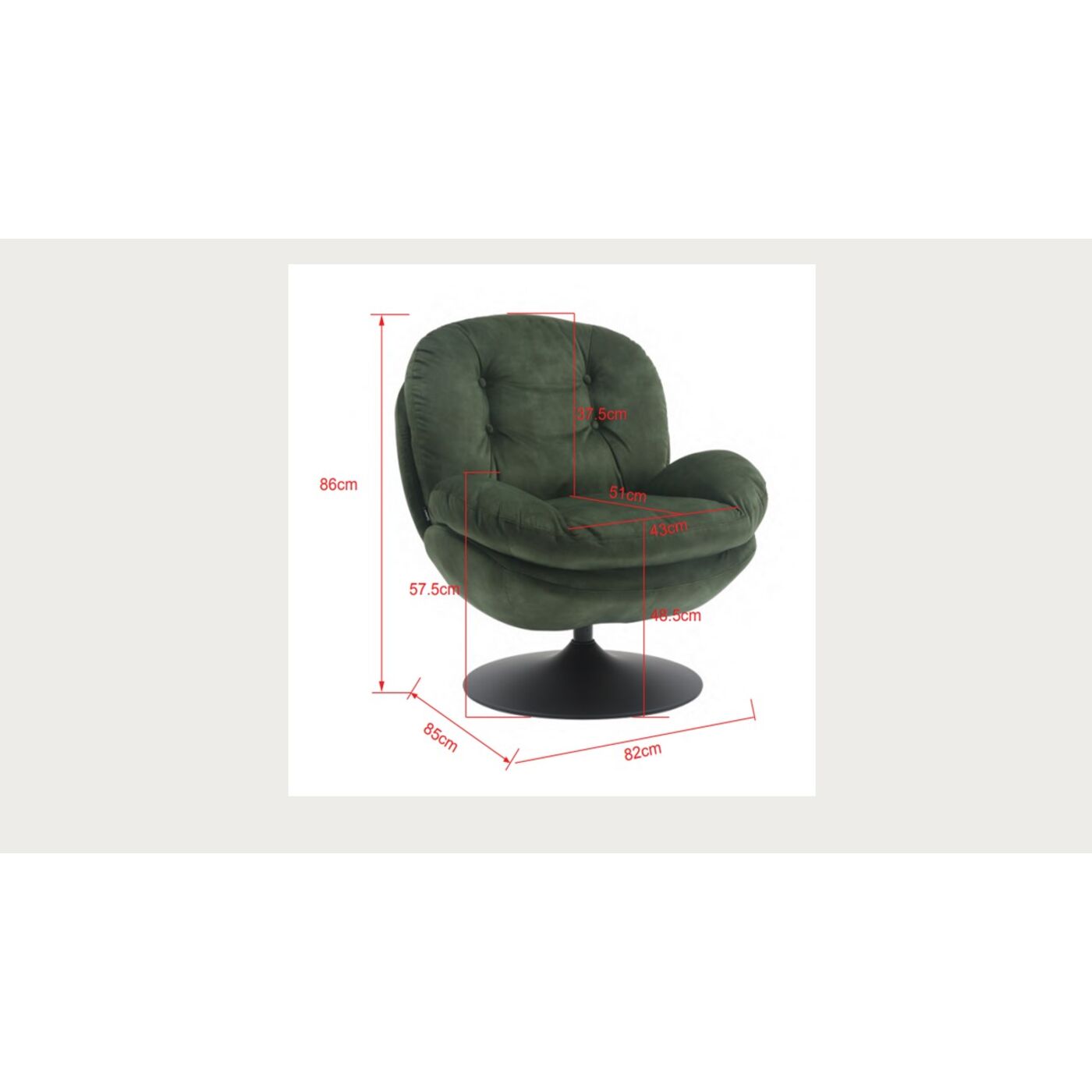 Кресло вращающееся Cosy Pink KARE 70669