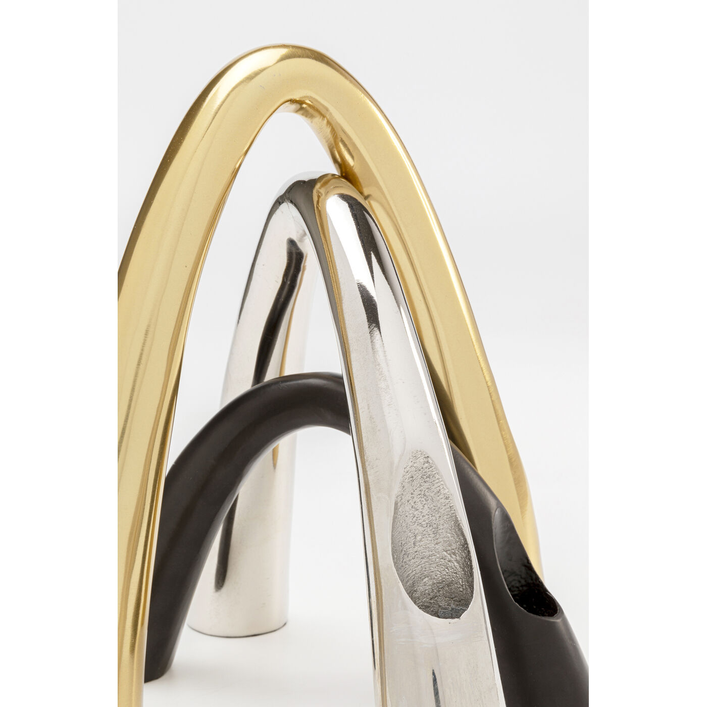 Подсвечник Bow Duo Black 13cm KARE 57122