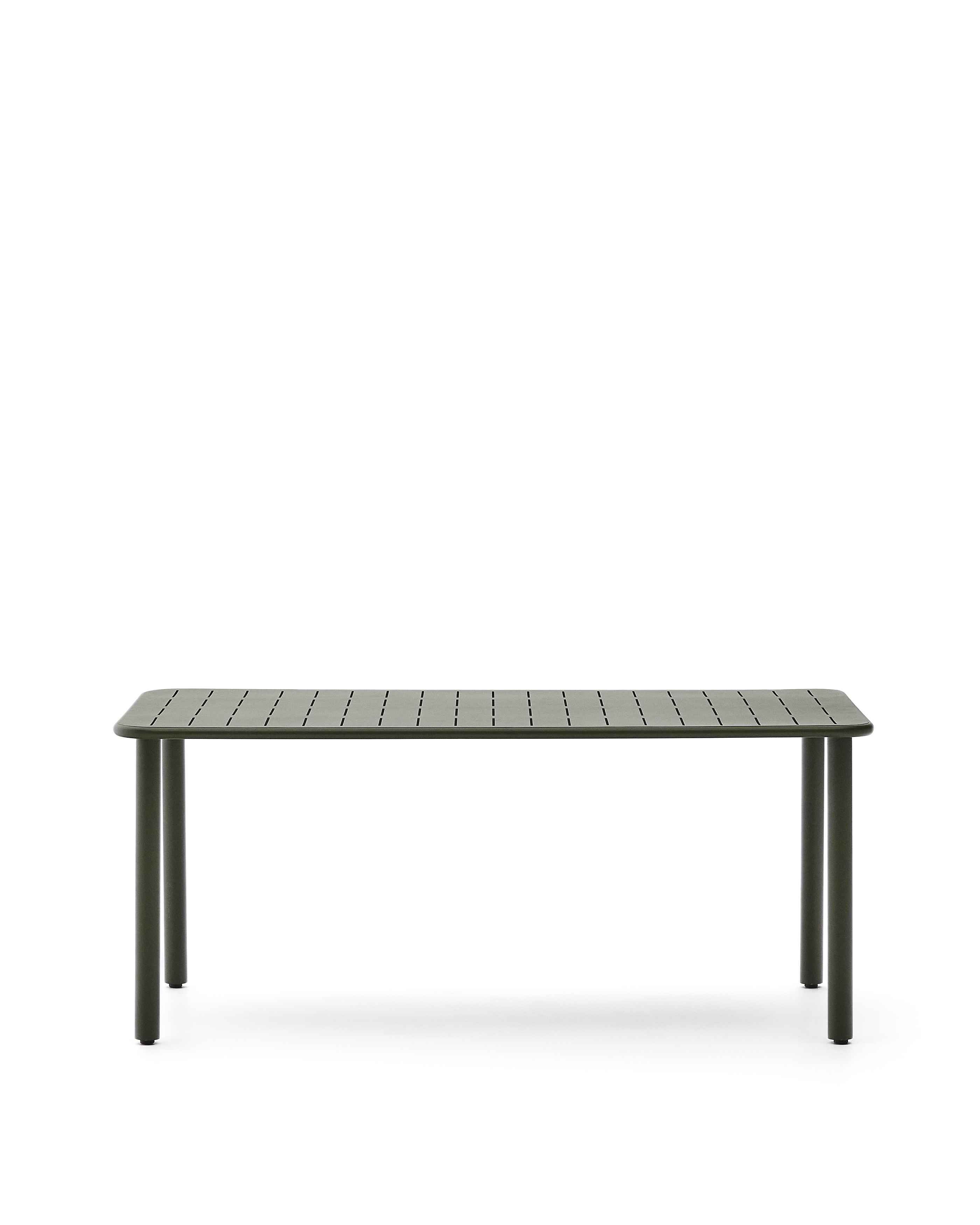 Уличный стол Brai из оцинкованной стали зелёного цвета 180 x 90 см La Forma (ex Julia Grup)