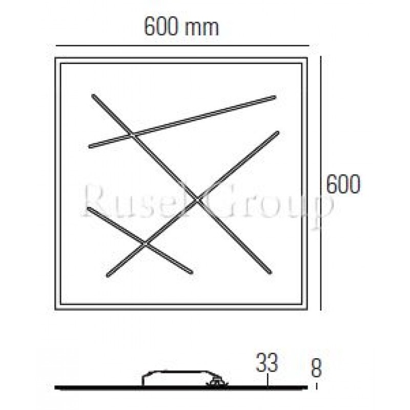 Встраиваемый светильник Linea Light NEXT 7445