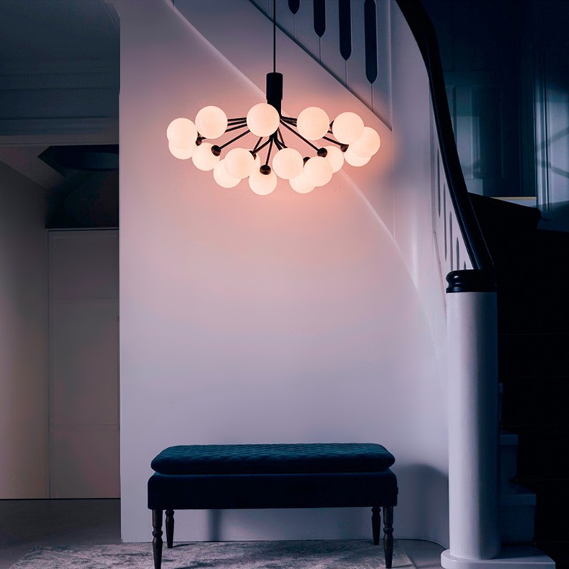 Подвесная люстра DANNA D95 Black by ImperiumLoft