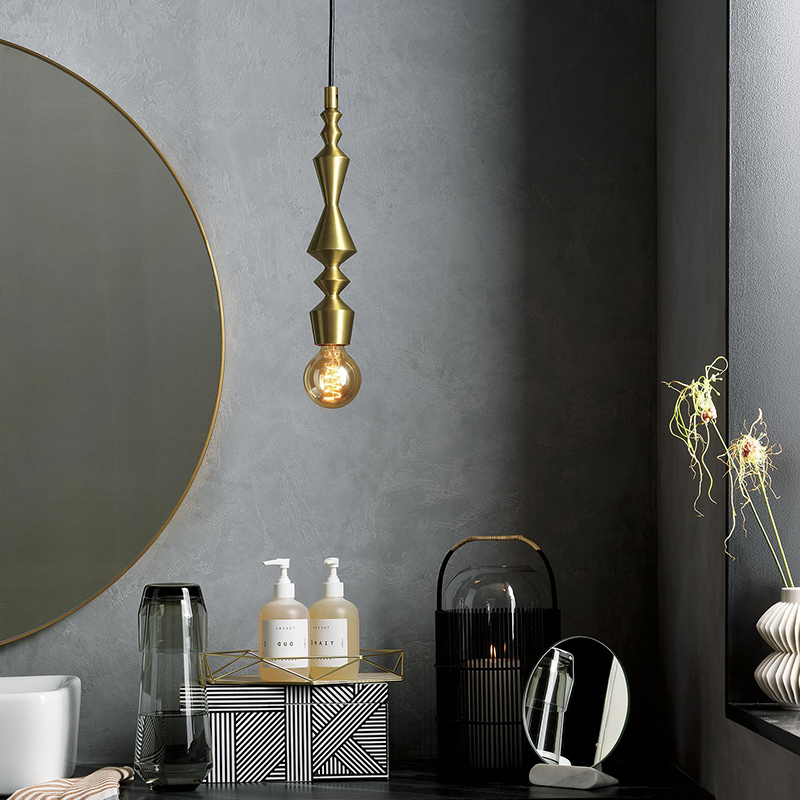 Подвесной светильник VERETENO Brass by ImperiumLoft