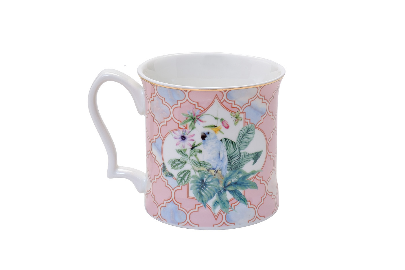 Кружка "Botanika" 400 мл в упаковке Garda Decor 26FC-KRUZH-BOTANIKA-400/1