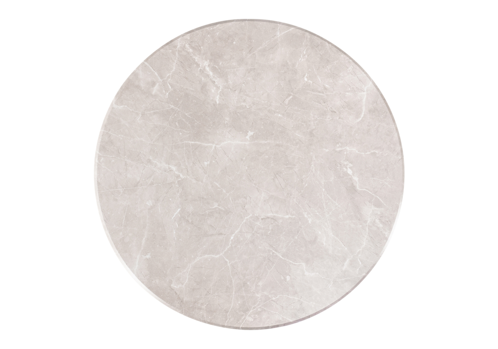 Стол деревянный Woodville Абилин 90 мрамор светло-серый / черный матовый 507215