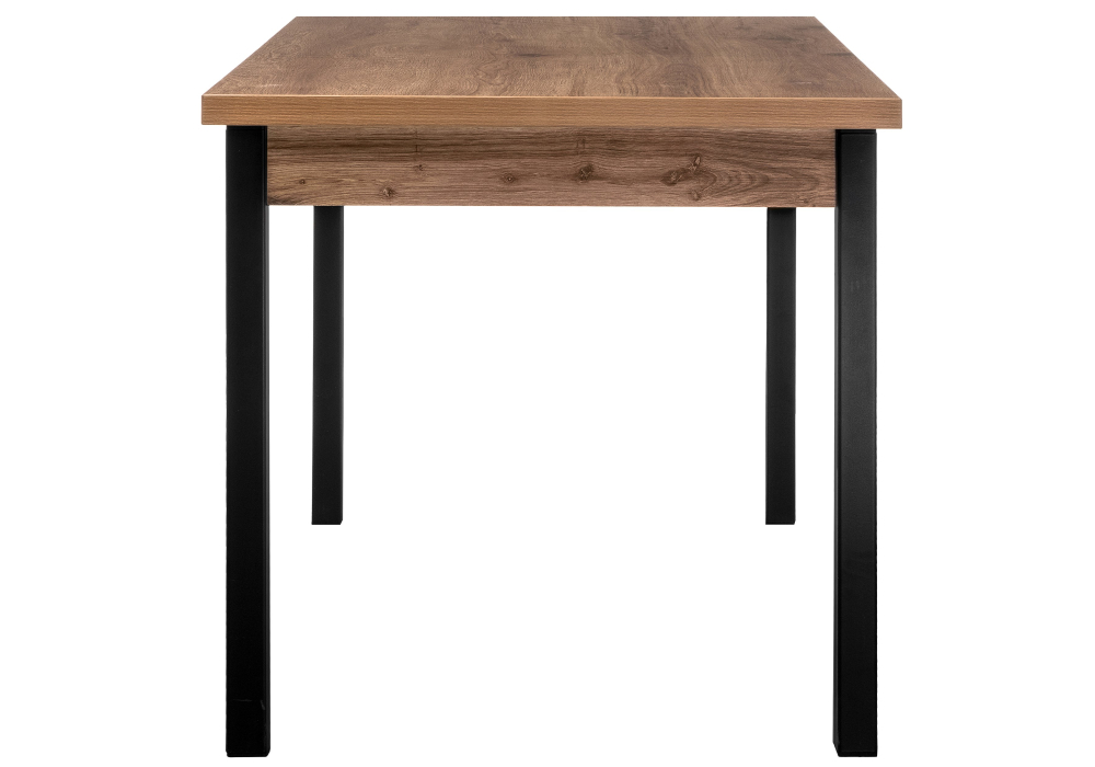 Стол деревянный Woodville Оригон дуб горный / черный матовый 368665