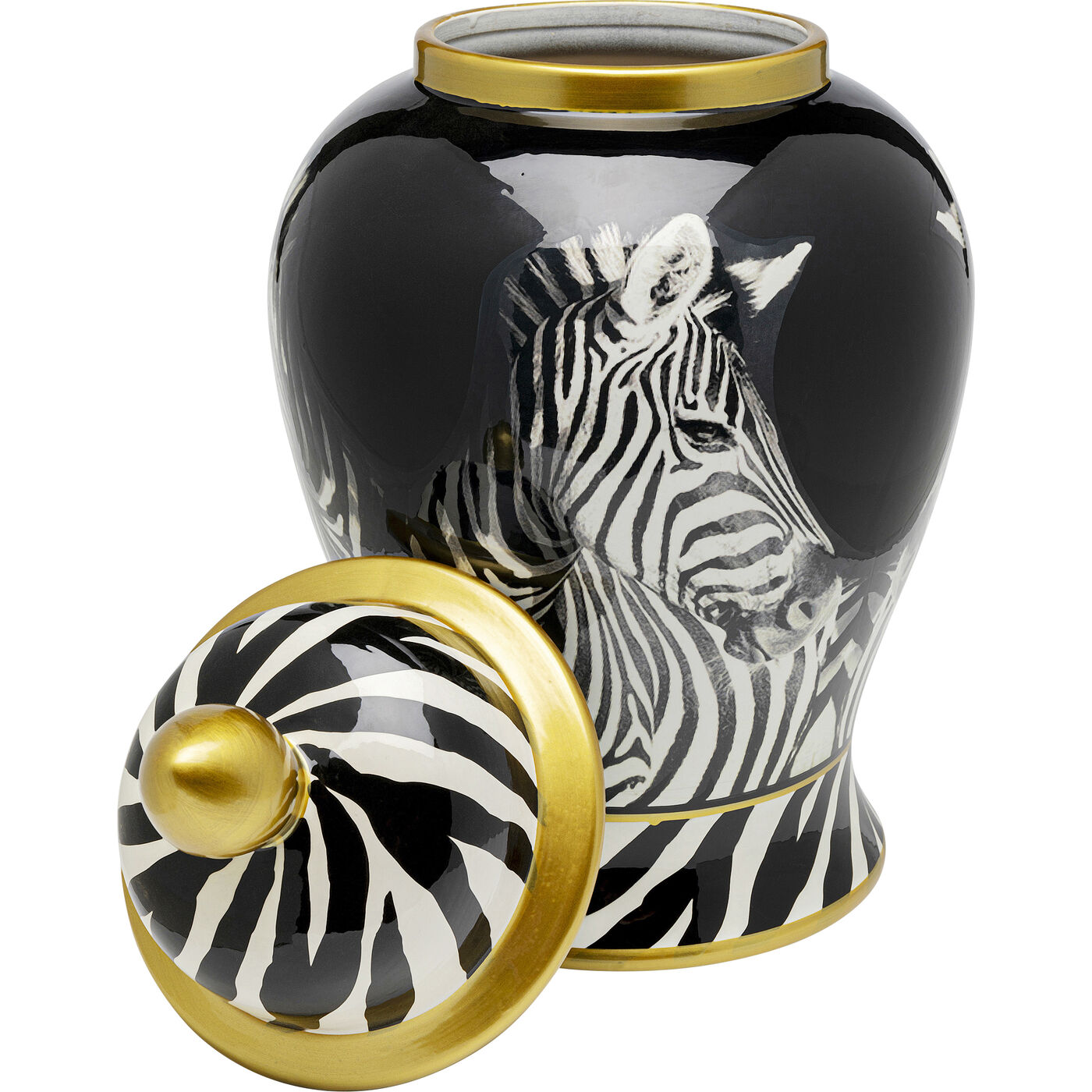 Ваза Zebra Face 38 см KARE 56123