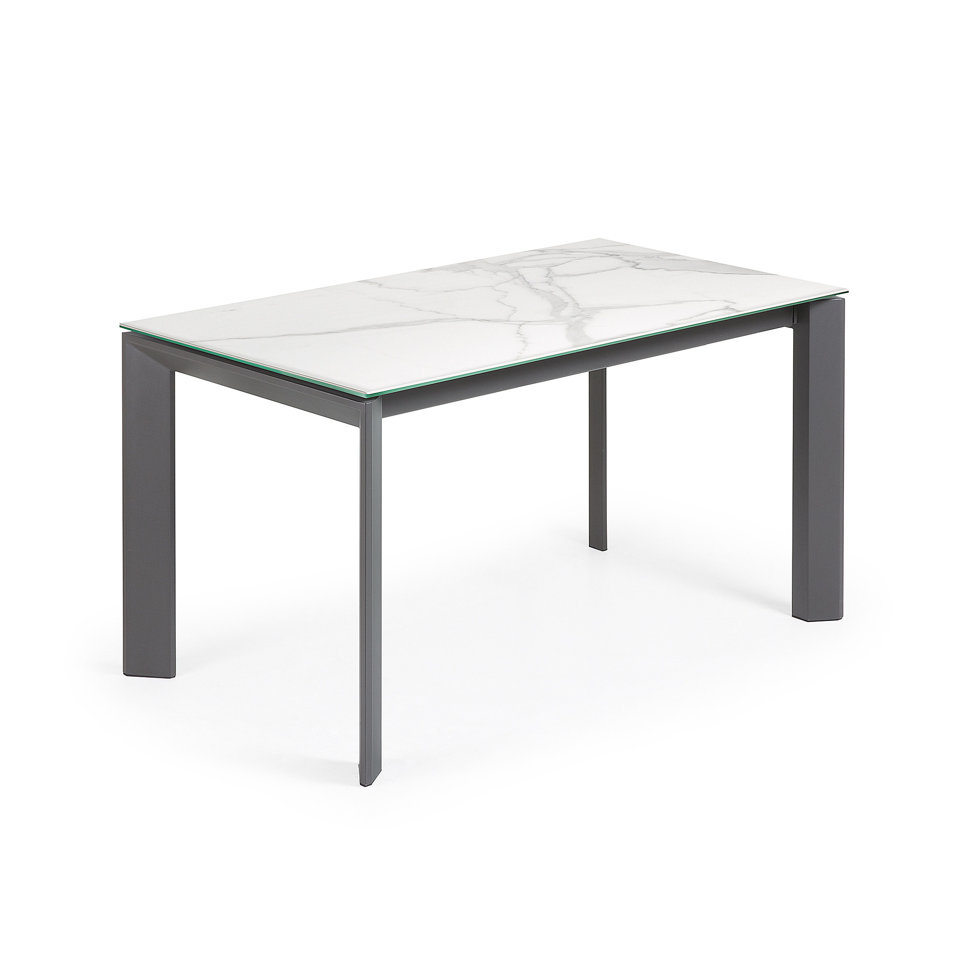 Стол Atta 140 (200) x90 антрацит, керамика La Forma (ex Julia Grup)