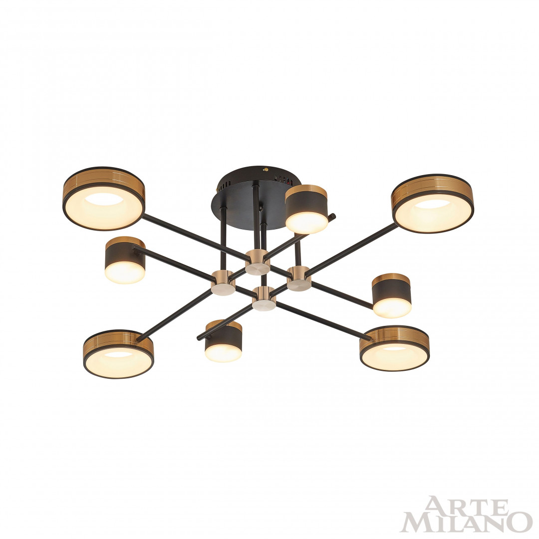 Светильник светодиодный 272040/8 BK/GD Arte Milano
