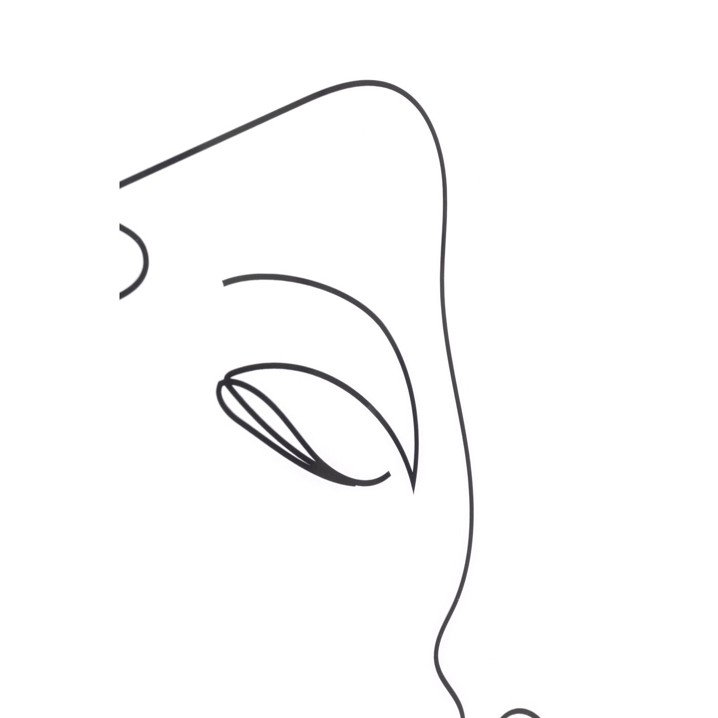 Картина Drawing Lady 63x93cm KARE 56769