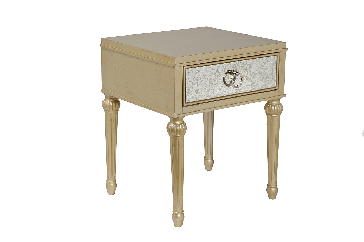 Тумбочка зеркальная с ящиком Garda Decor KFG1509