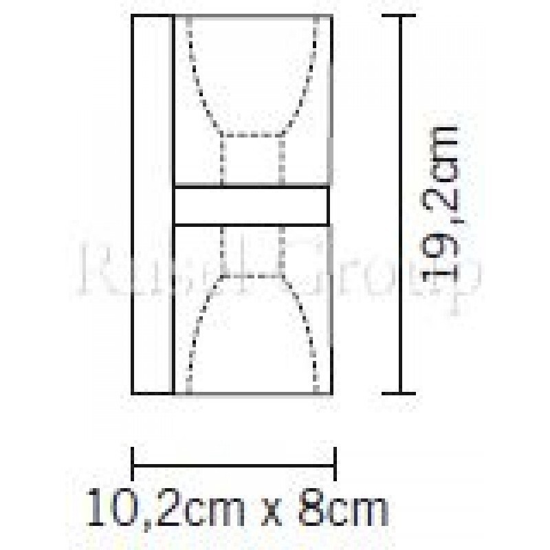Настенный светильник Fabbian Cubetto Crystal Glass D28 D01 00
