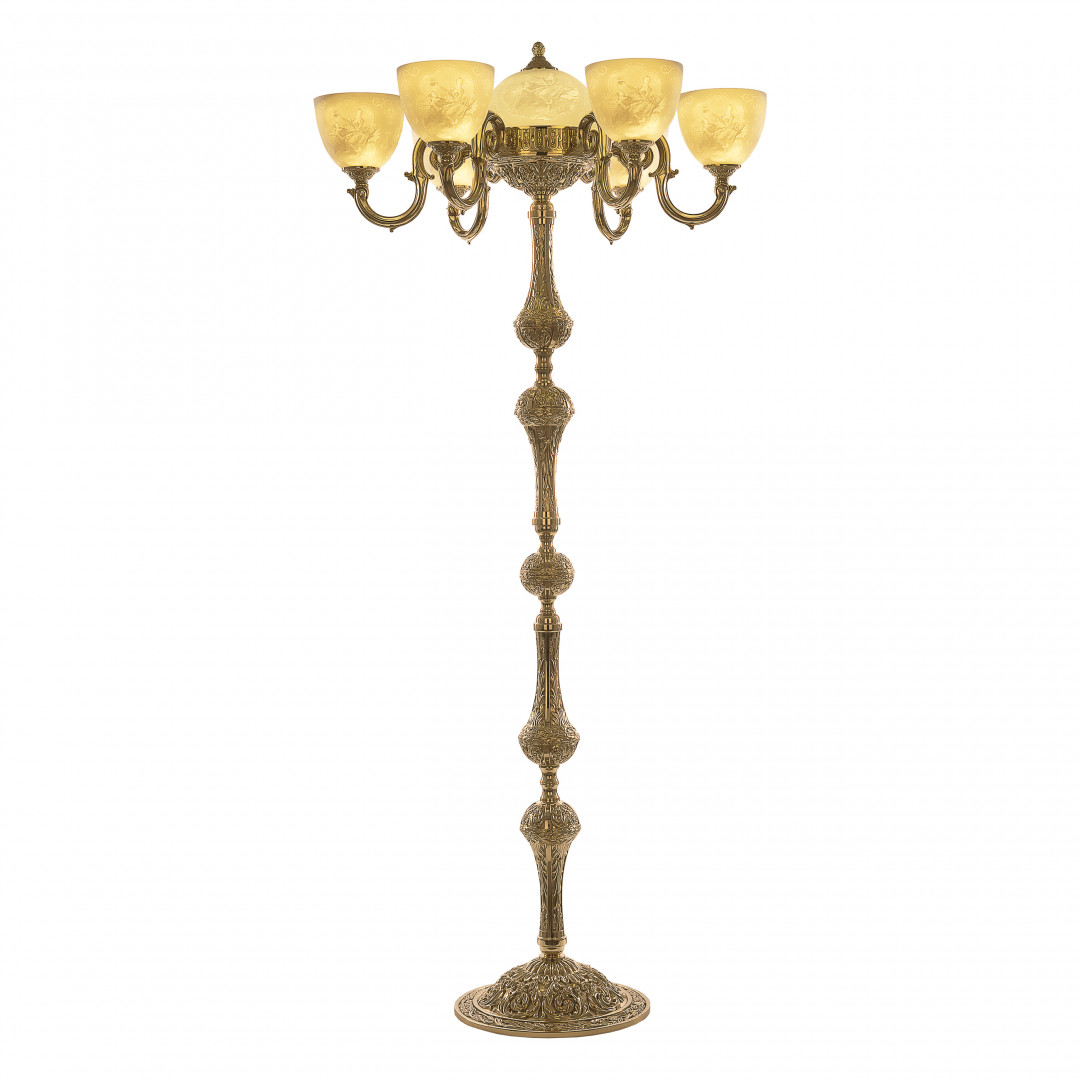 Торшер бронзовый 72003TP/6/175 G P1 U Pair