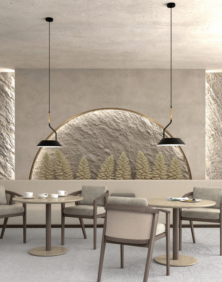 Подвесной светильник Aider матовая латунь Aromas del Campo