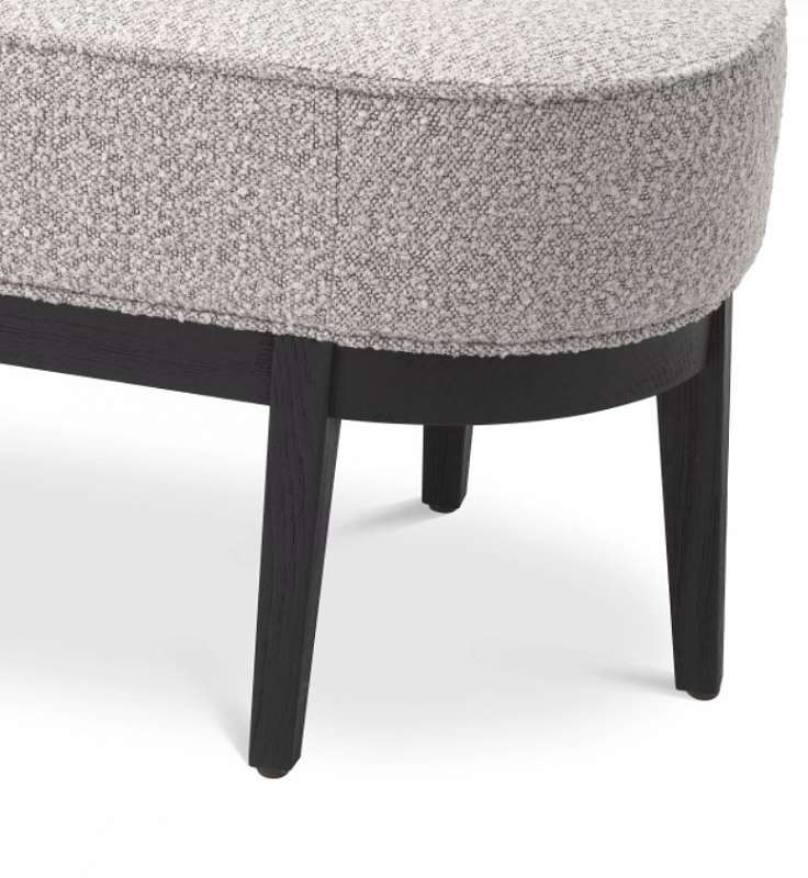 Скамья Eichholtz Jarrett bouclé grey 116410