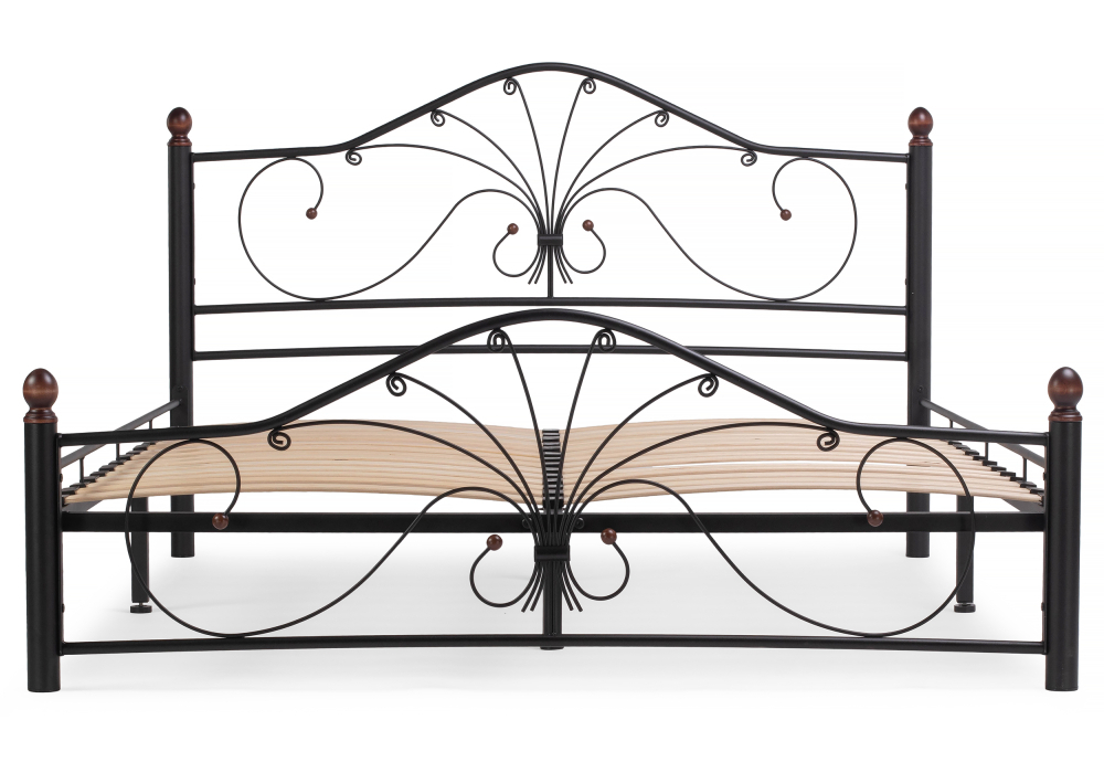 Кровать Woodville Мэри 2 160х200 черная 402982