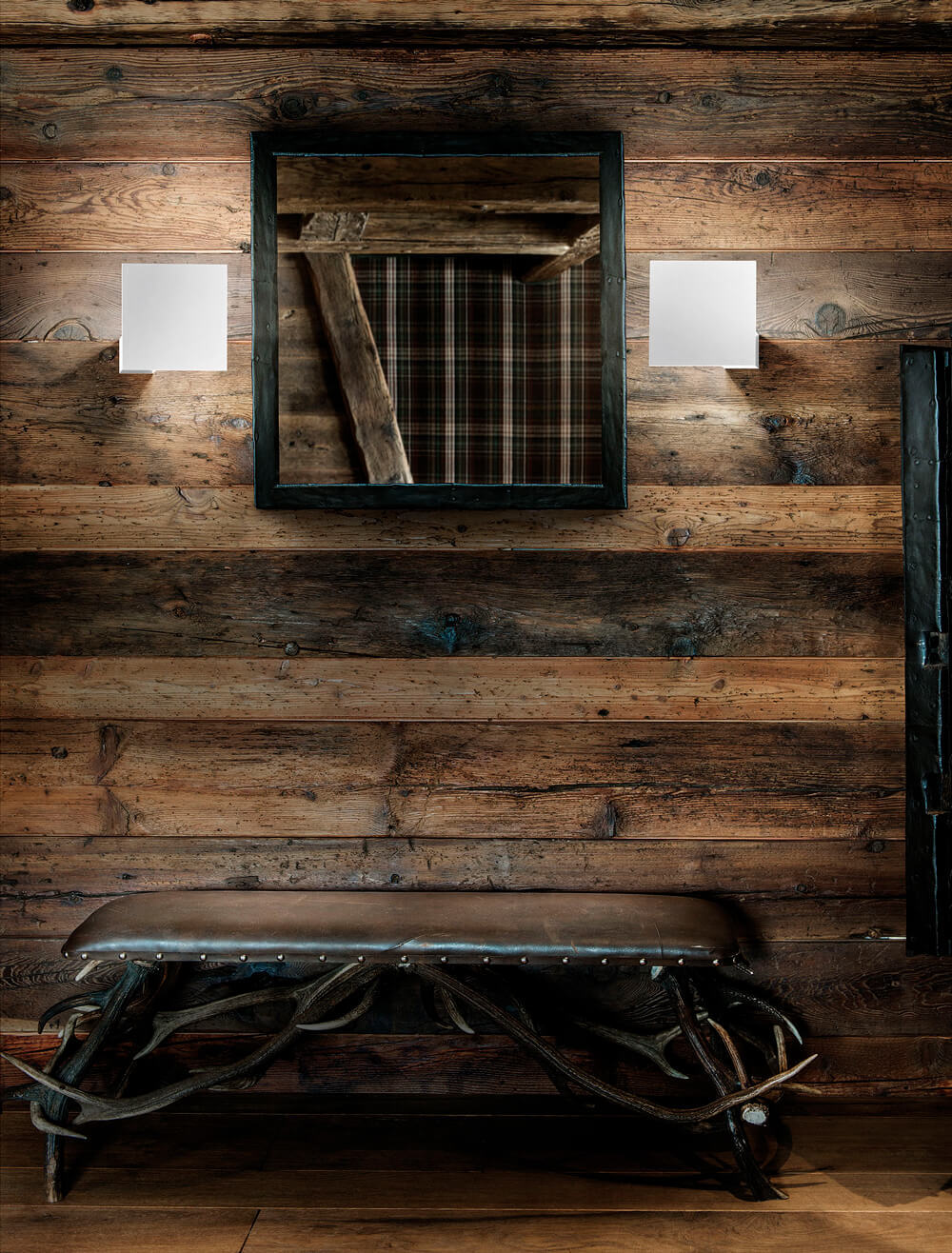 Настенный светильник Lodes Single Square White 146004