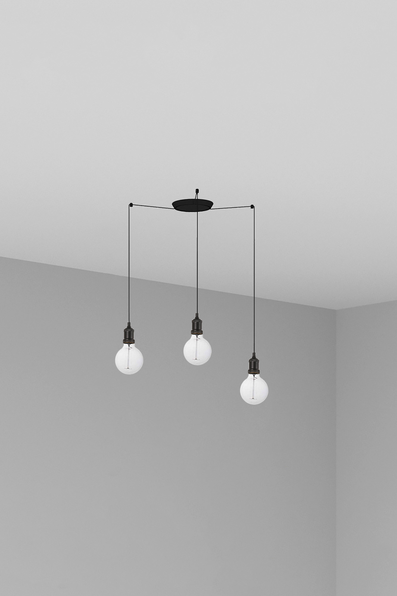 Люстра Art 3L черная Faro