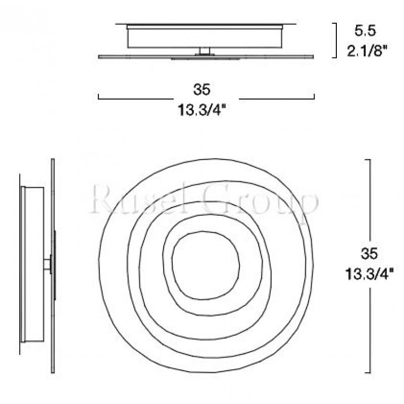 Настенно-потолочный светильник Leucos BETA SMALL P-PL (Aureliano Toso)