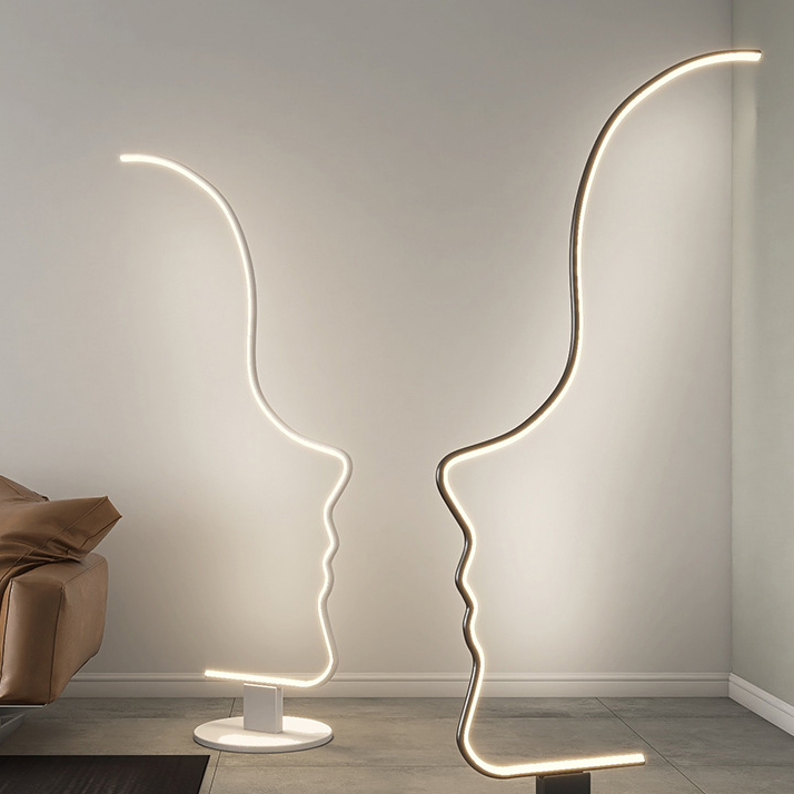 Торшер DAFNE Black Трехцветный свет by ImperiumLoft