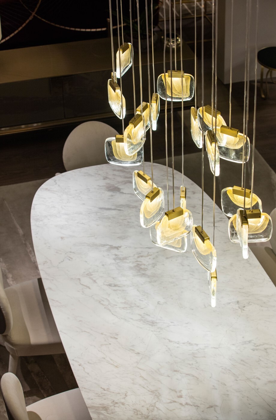 Подвесной светильник Paolo Castelli Golden Cloud Round ILL.GOLD.230