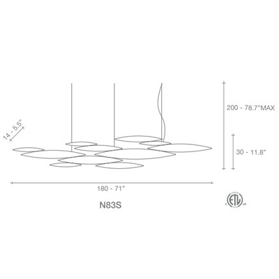 Люстра Terzani I Lucci Argentati