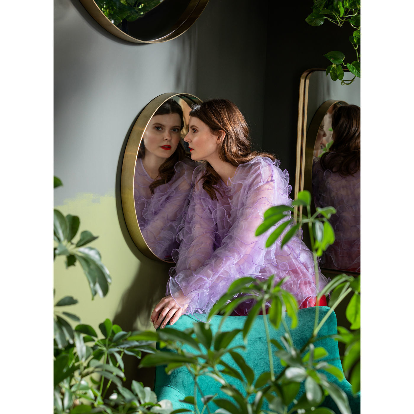 Зеркало Curve 83191 KARE