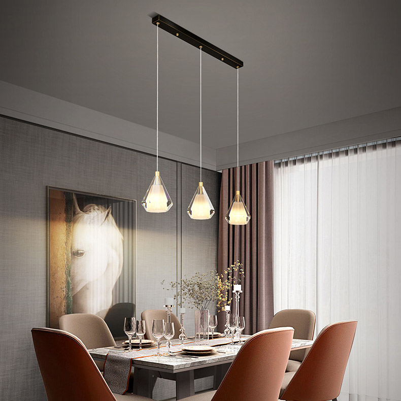 Подвесной светильник SOLDIS TRIO Black by ImperiumLoft