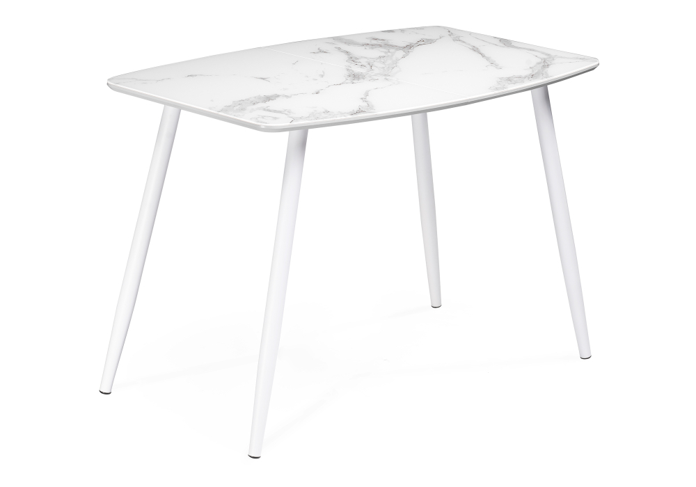 Стол Woodville Эмма белый мрамор / белый 462159