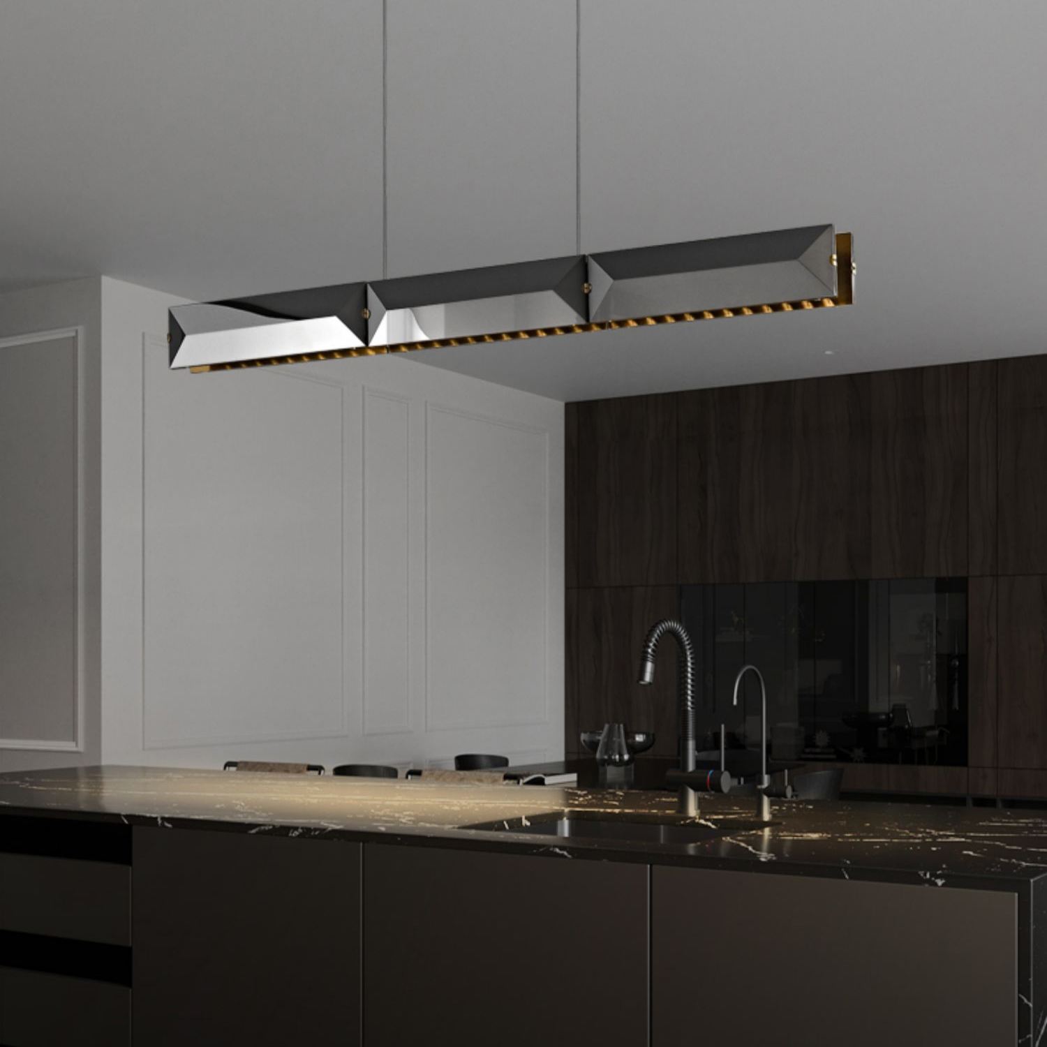 Реечный, рядный светильник STANLEY LONG L138 by ImperiumLoft