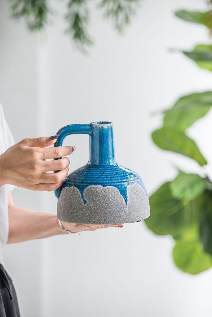 Ваза с ручкой Glasar 60694