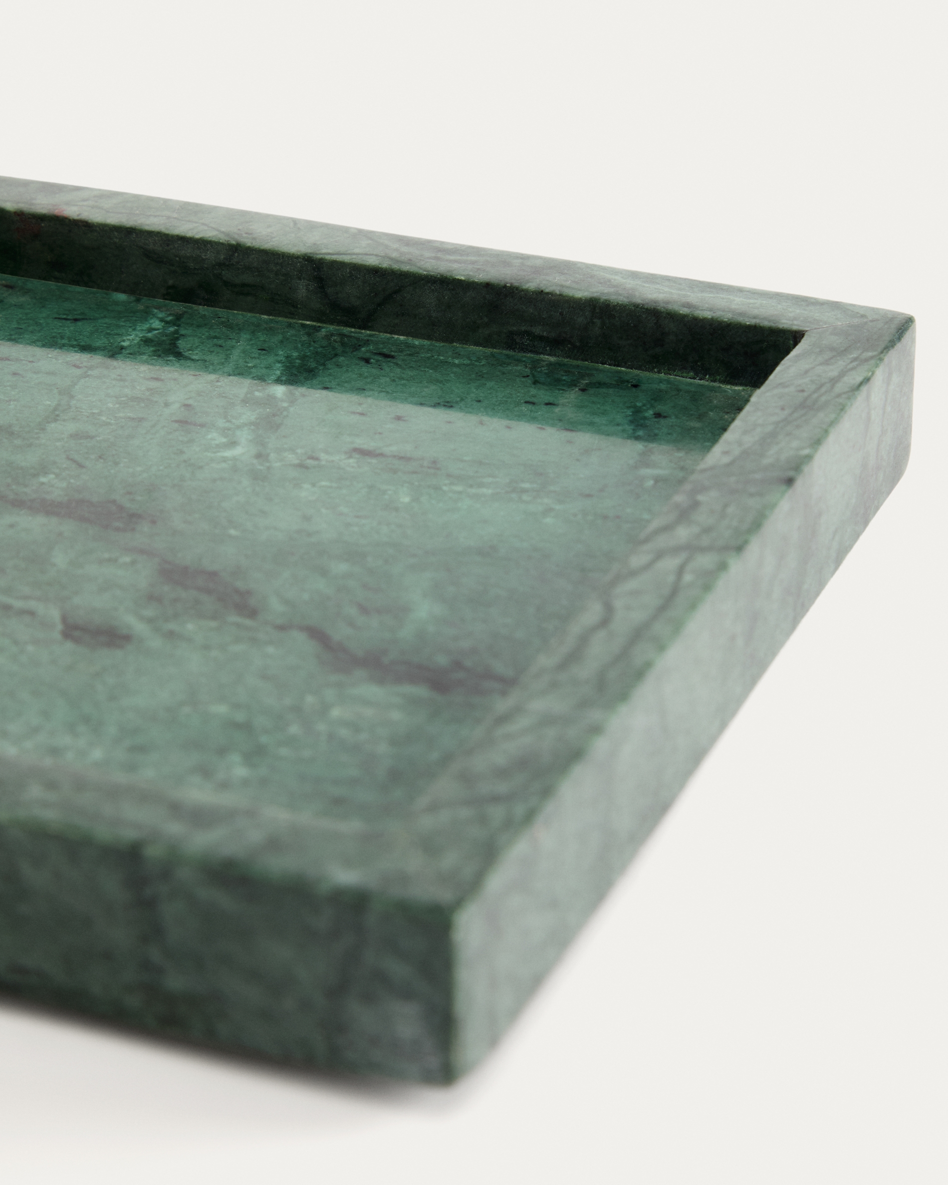 Поднос Serela из зеленого мрамора 18 x 18 см La Forma 437030