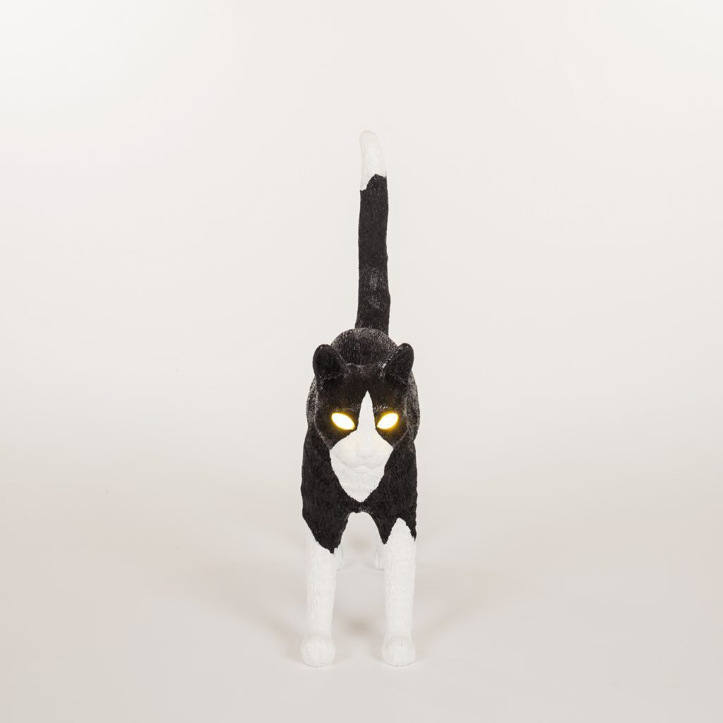 Настольная лампа  Seletti Jobby The Cat Black and White 15042