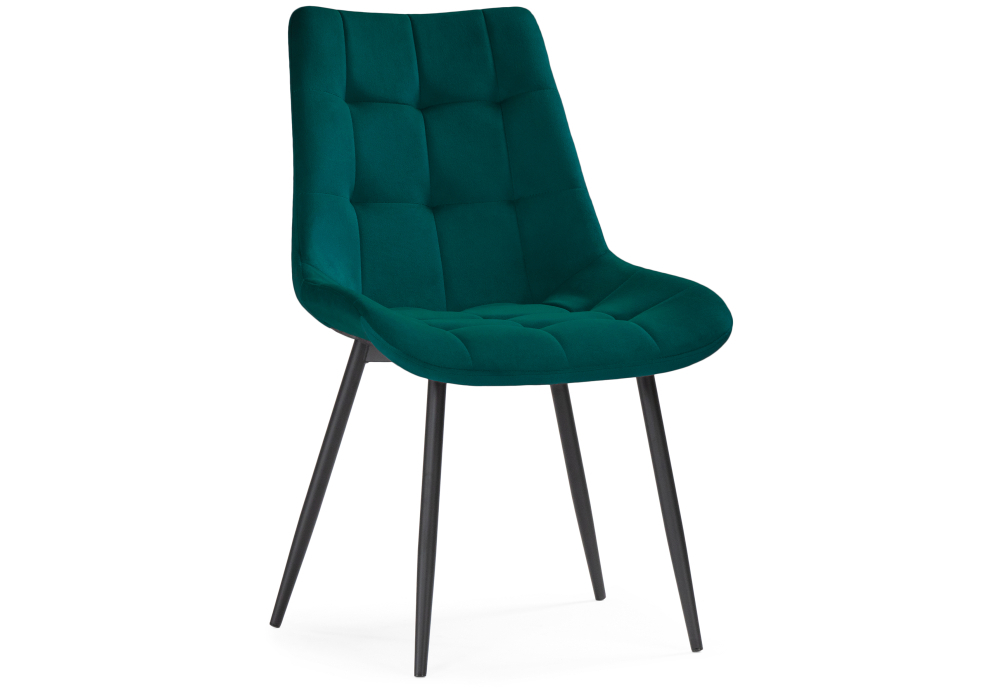 Стул Woodville Sidra green / black 15206