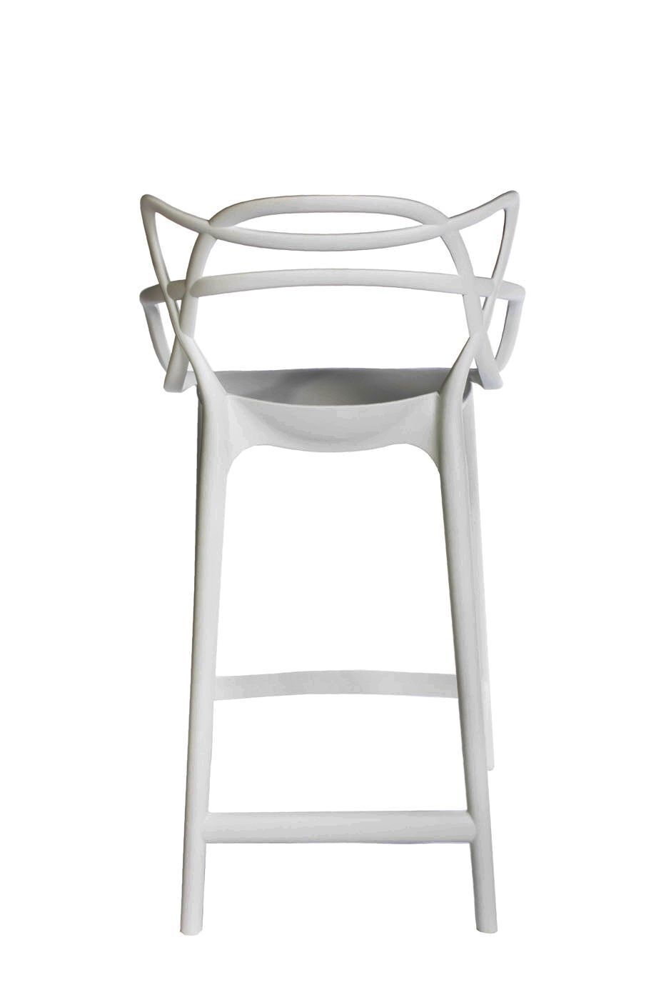 Стул полубарный Masters серый Bradex Home FR 0210