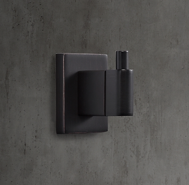 Крючок Restoration Hardware Modern Bronze