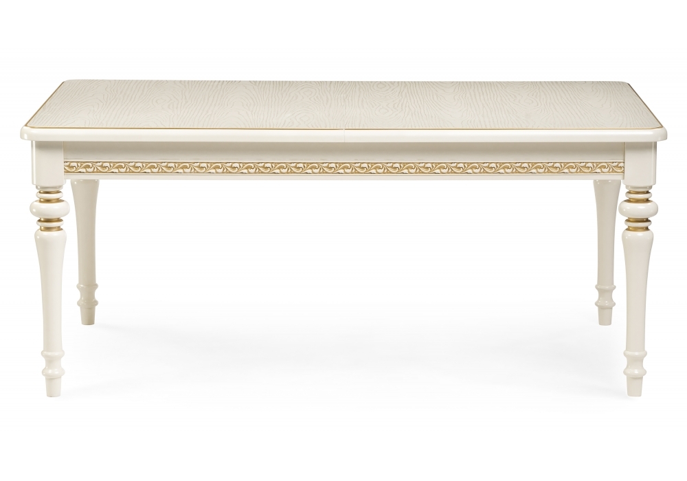 Стол деревянный Woodville Маранта слоновая кость 499603